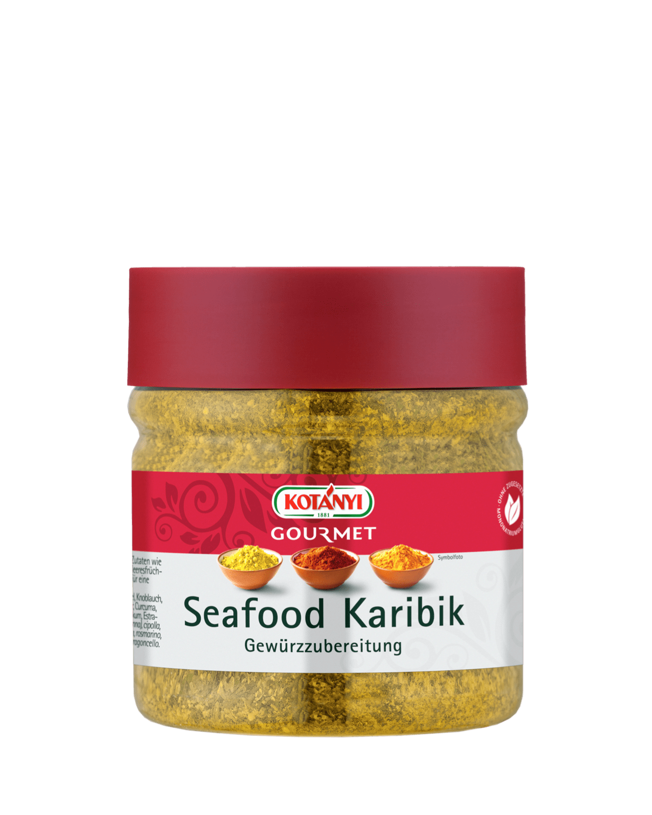 Kotányi Gourmet Seafood Karibik Gewürzzubereitung in der 400ccm Dose
