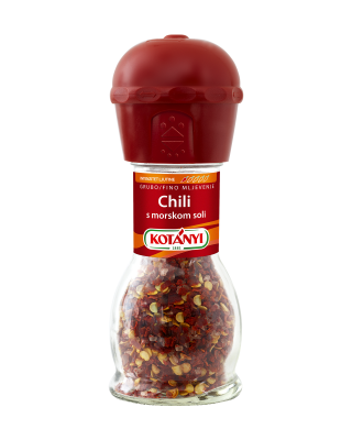 4115086 Kotanyi Chilli S Morskom Soli B2c Mill