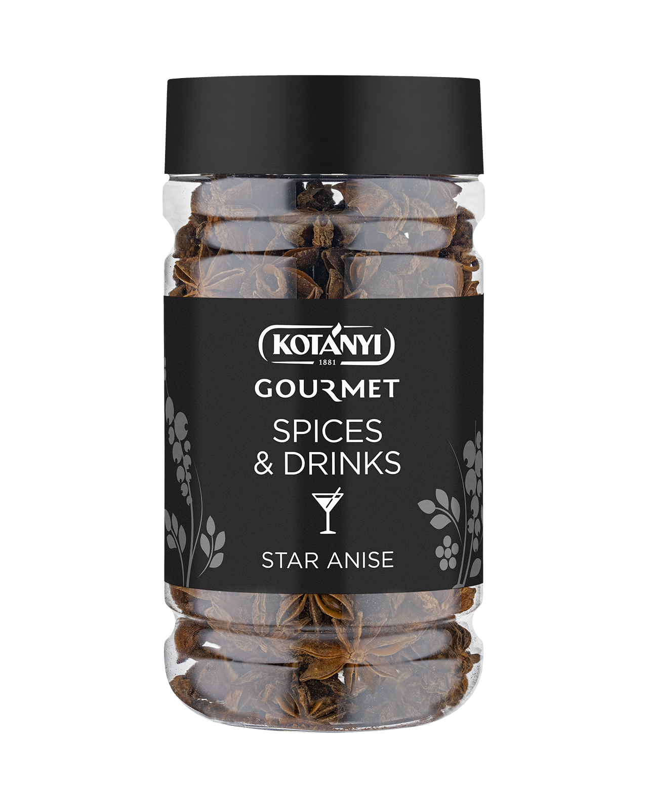 71430801 Kotanyi Spices And Drinks Zvjezdasti Anis B2b Jar 800ccm
