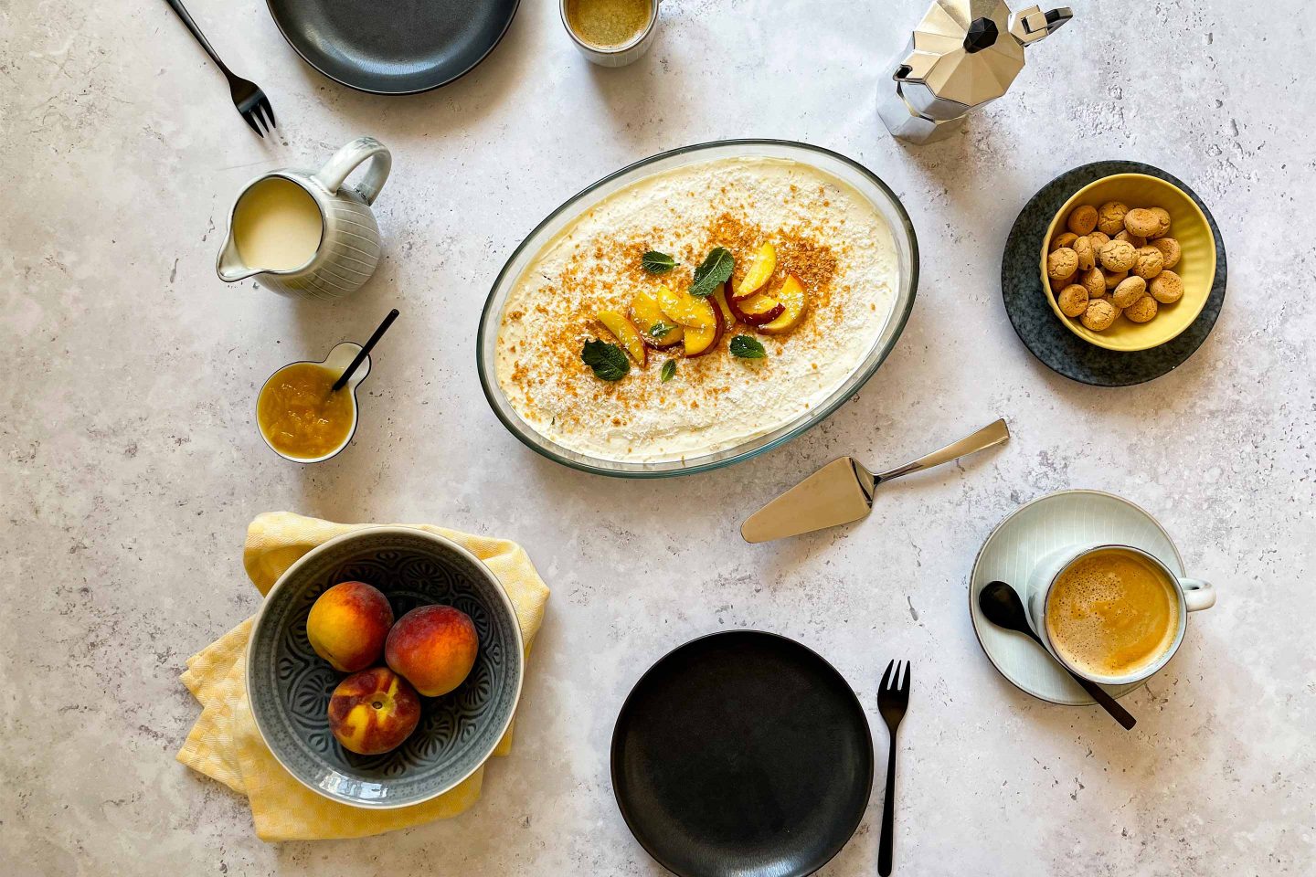 Peach Tiramisu Website